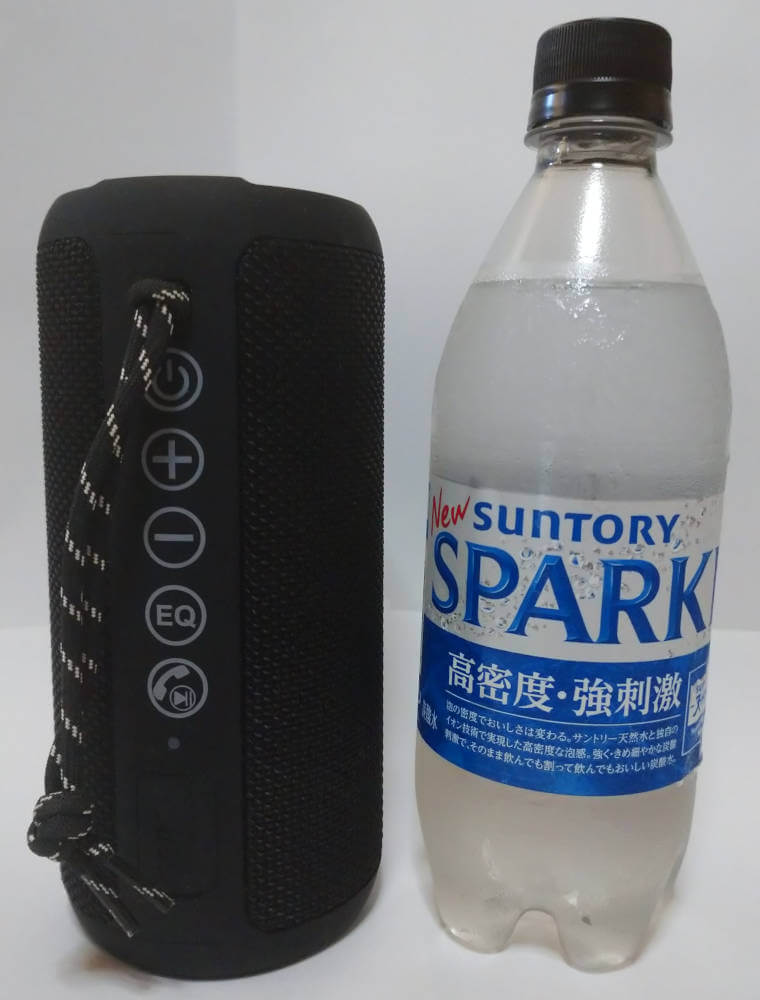 Ortizan X10サイズ比較（500mmlペットボトル）